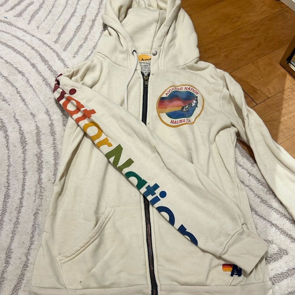 Aviator Nation Zip-Up Hoodie